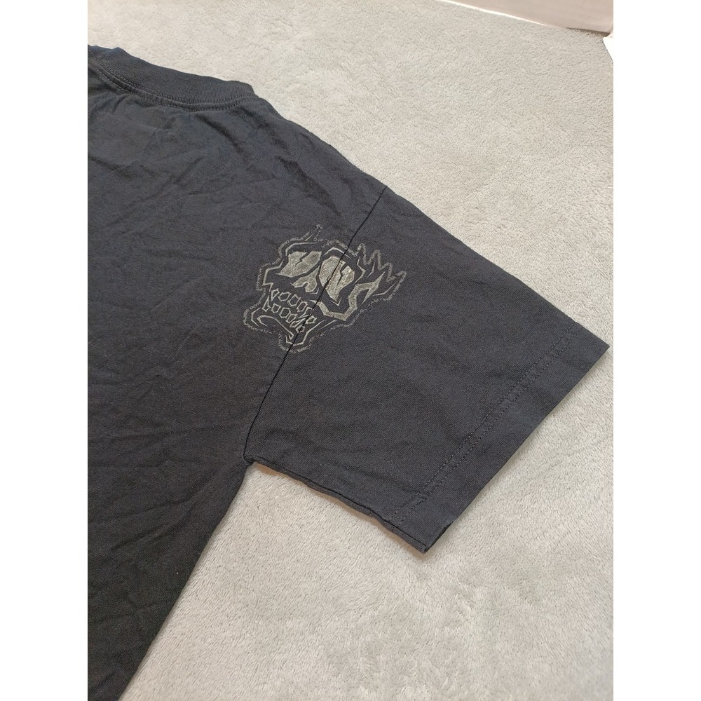Vintage Vans Mens L (Fits M) Black Graphic T-shirt Y2K Grunge Skater Hip Hop - Picture 12 of 12